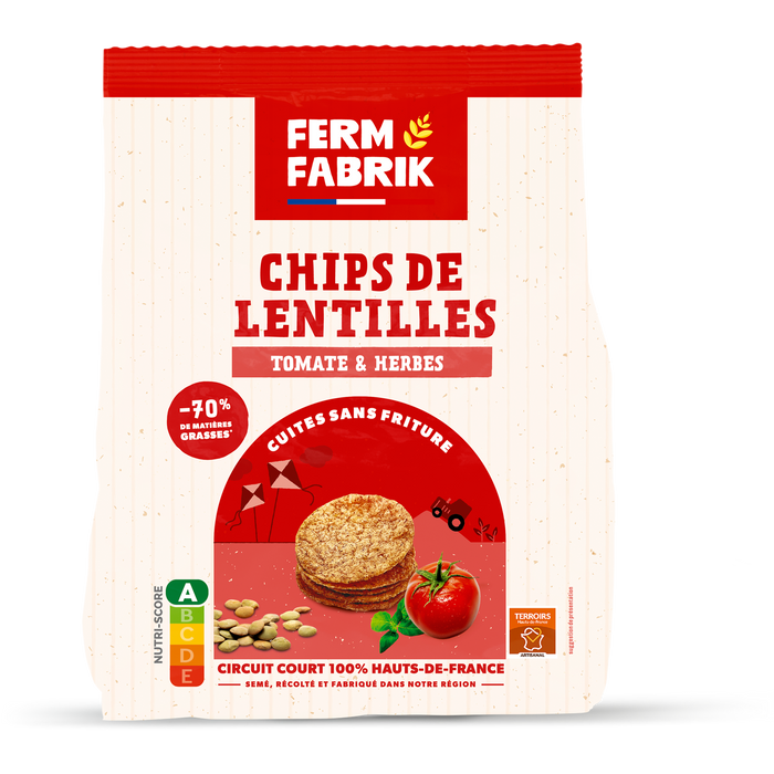 Chips me thjerrëza – Domate & Erëza