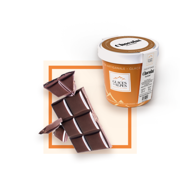 Akullore me çokollatë Valrhona