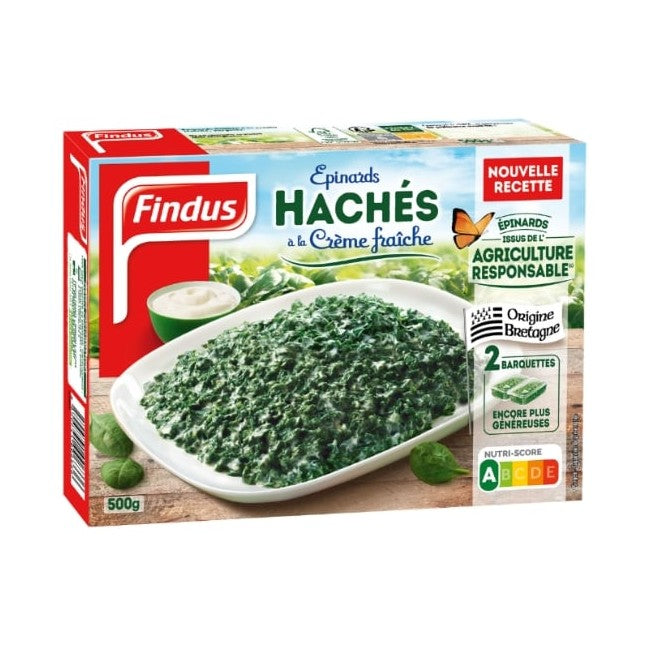 Spinaq i Grirë me Krem Fraîche