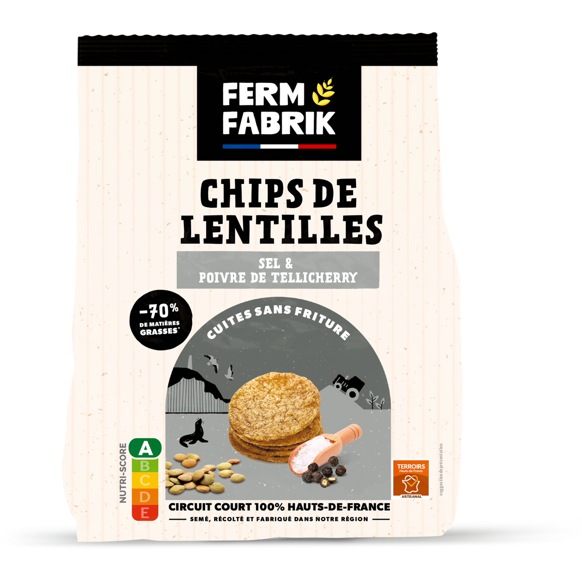 Chips me thjerrëza – Kripë & Piper Tellicherry