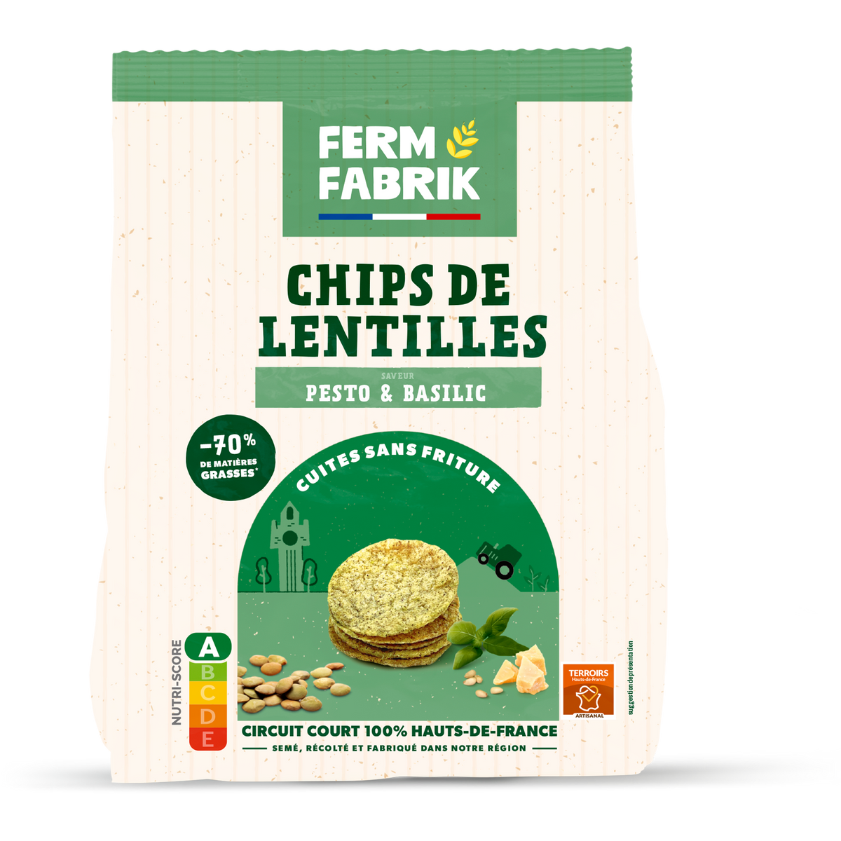 Chips me thjerrëza – Pesto & Borzilok