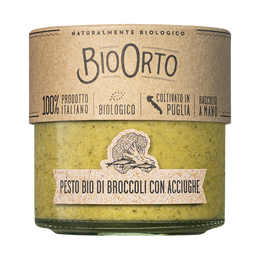 Pesto Bio me Brokoli dhe Açuge 180g
