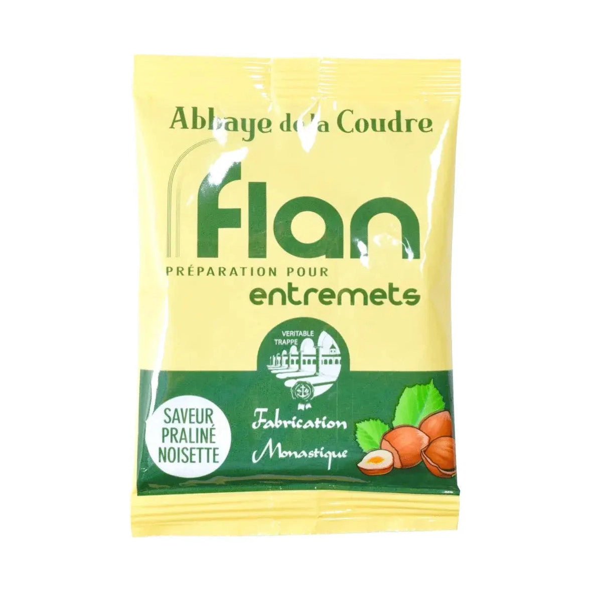 Përgatitje për flan me pralinë dhe lajthi