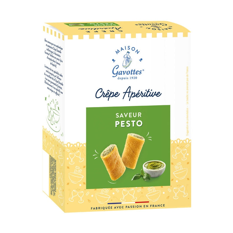 Krepa role krokante me pesto