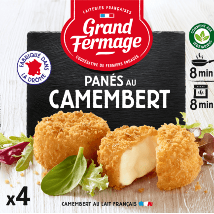Camembert i Paneuar i Ngrirë