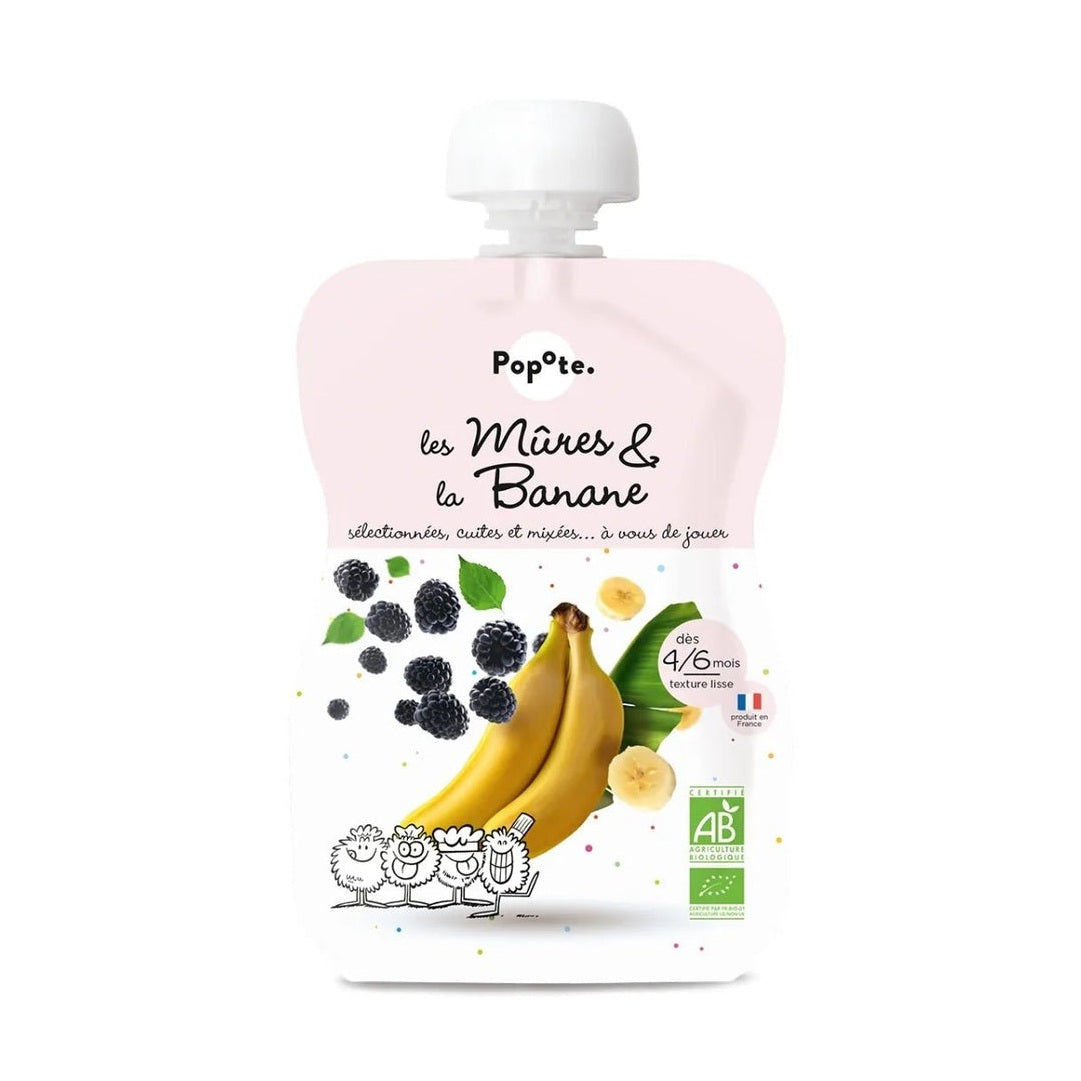 Pure manaferre dhe banane BIO për bebe – 120 g