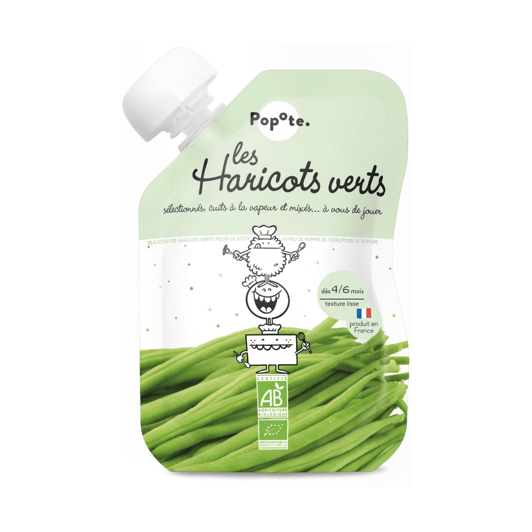 Pure bishtajash të gjelbra BIO për bebe – 120 g