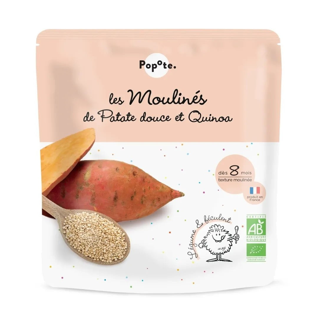 Pure patate e ëmbël dhe quinoa BIO për bebe – 180 g