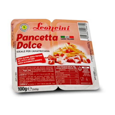 Pancetë e ëmbël në kube