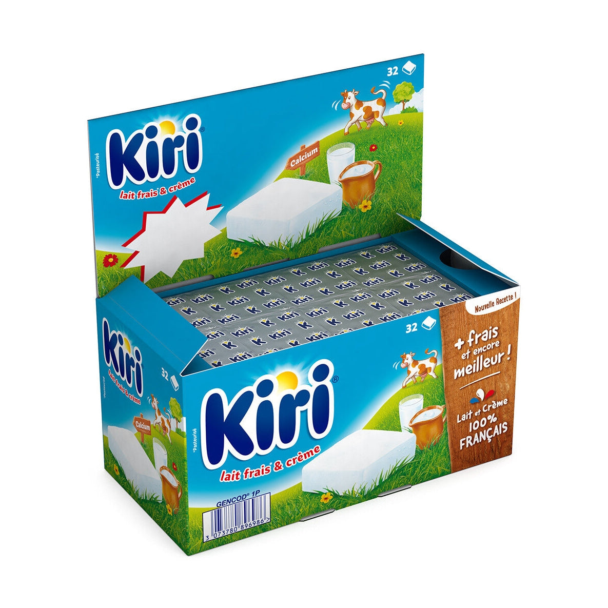 Krem djathi i freskët Kiri, 32x18G