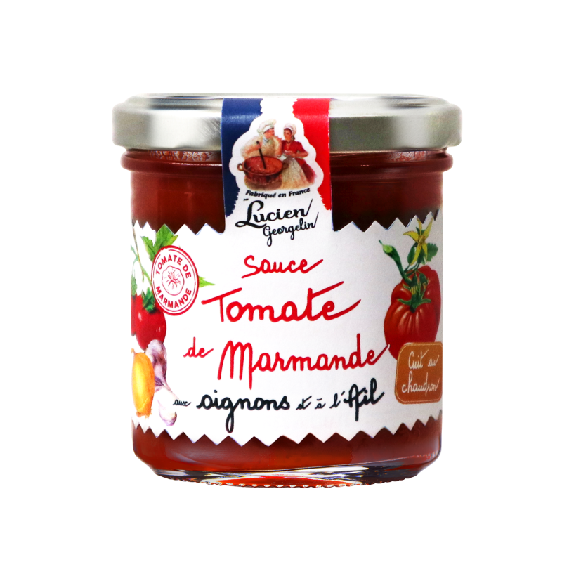 Salcë domatesh Marmande me qepë dhe hudhër