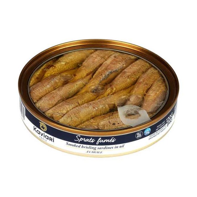 Sprats të Tymosur në Vaj